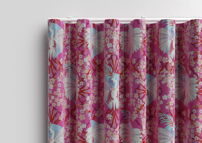 Faded Glamour, Fairground Pink - Made To Measure Curtains - Image 13